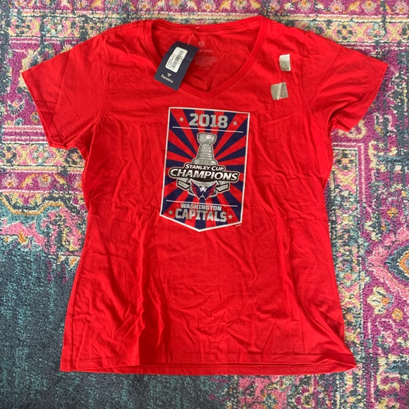Fanatics Washington Capitals Stanley Cup 2018 Tee - Picture 1 of 3